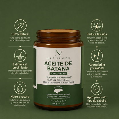 Naturobu® Aceite de Batana 100% Puro 120ml
